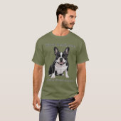 You Had Me at the First Snort – French Bulldog Men Tシャツ (正面フル)
