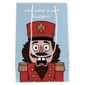 You Have a nut Allergy? Christmas ミディアムペーパーバッグ (裏面)