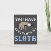 You Have Debauched My Sloth Funny Aubad Maturin Qu カード (正面)