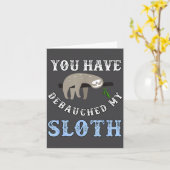You Have Debauched My Sloth Funny Aubad Maturin Qu カード (黄色い花)