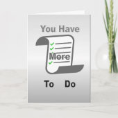 You Have More To Do カード (正面)