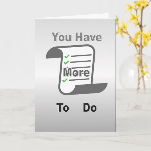 You Have More To Do カード (黄色い花)