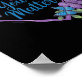 You Heart Suicide Prevention Awareness  ポスター (角)