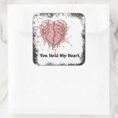 You Hold My Heart スクエアシール (バッグ)