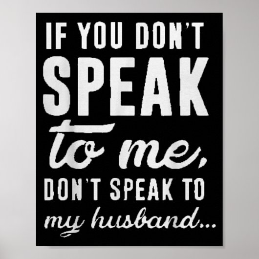 You If Don' Speak Don' Speak ポスター (正面)
