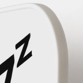 You Inc Rizz my Heartbeat - Cute skateboard heart ピックルボールラケット (左詳細)