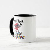 You Inc Rizz my Heartbeat - Cute skateboard heart マグカップ (正面左)