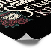 You Inspire My Inner Serial Killer Retro Spooky Se ポスター (角)