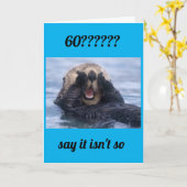 YOU JUST CANNOT BE TURNING "60" CARD カード (黄色い花)