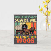 You Just Can't E Me I'm From The 1900s Funny Men W カード (黄色い花)