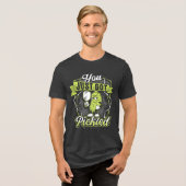 "You Just Got Pickled" Pickleball Unisex  トライブレンドＴシャツ (正面全面)