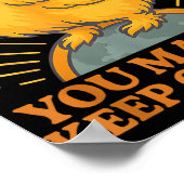 You Keep Cluckin Funny Chicken Pun  ポスター (角)