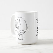 You keep me grounded コーヒーマグカップ (正面左)