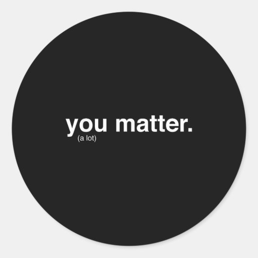 You Kindness A Lot ラウンドシール (正面)