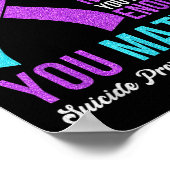 You Kindness Be Kind Suicide Prevention Awareness  ポスター (角)
