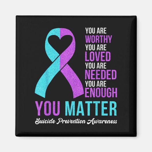 You Kindness Be Kind Suicide Prevention Awareness  マグネット (正面)