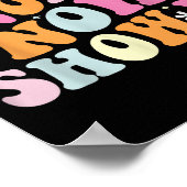 You Know It Now Show It Funny Test Day Motivationa ポスター (角)