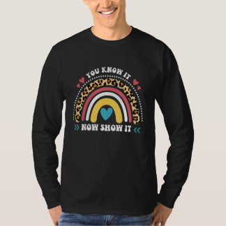 You Know It Now Show It Groovy Test Day Teacher Te Tシャツ