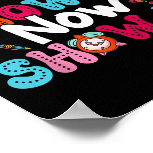 You Know It Now Show It Testing Day Motivational T ポスター (角)