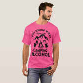 You Know What Rhymes With Camping Alcohol Beer gif Tシャツ (正面フル)