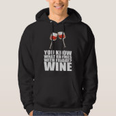 You Know What Rhymes With Friday Wine パーカ (正面)