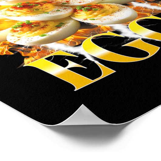 You Know Why I'm Here Deviled Egg Funny Thanksgivi ポスター (角)