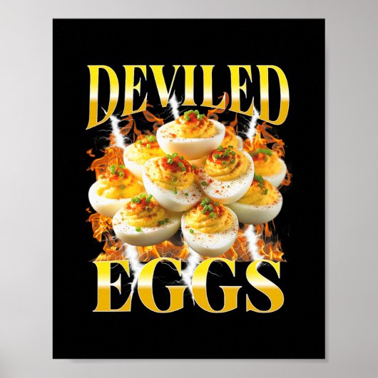 You Know Why I'm Here Deviled Egg Funny Thanksgivi ポスター (正面)