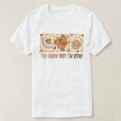 You Know Why I'm Here, Funny Thanksgiving Mouse Tシャツ (デザイン正面)