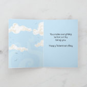 You Lift My Heart - Romantic Balloon Love カード (内部)