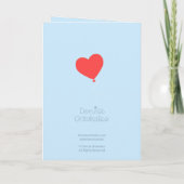 You Lift My Heart - Romantic Balloon Love カード (裏面)