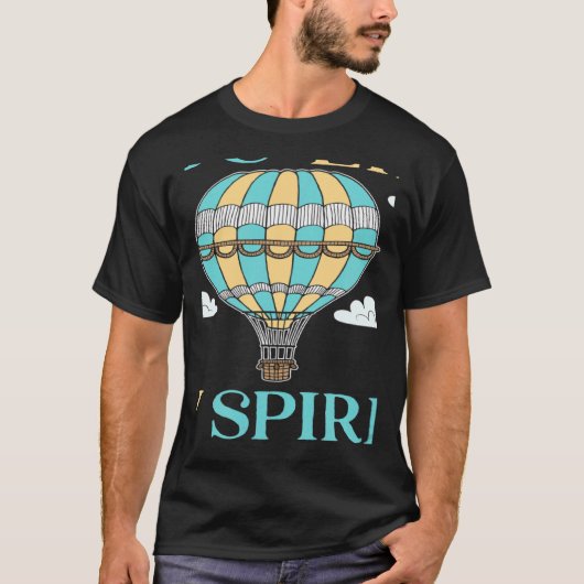 You Lift My Spirits Aeronaut Balloonist Hot Air Ba Tシャツ (正面)