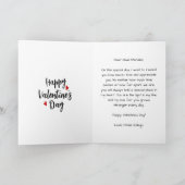 You Light Up My Life Funny Saying Valentines Day シーズンカード (内部)