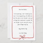 You Light Up My Life Funny Saying Valentines Day シーズンカード (裏面)