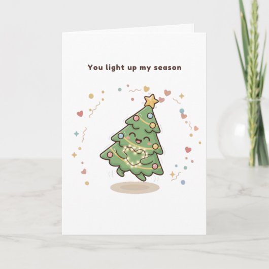 You Light Up My Season Puchi Dōshi Christmas card シーズンカード (正面)
