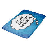 YOU LOOKゴージャスなおもしろいレトロ漫画ブックアーポップ・アートのト バスマット (アングル)