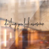 You Look 素晴らし Go Dance Blackのバ結婚スルーム ウィンドウサイン (シート2)