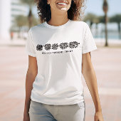 "You Look Awesome Today" - Floral Vibes Tee Tシャツ