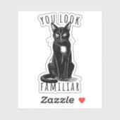 You Look Familiar Witches Black Cat シール (シート)