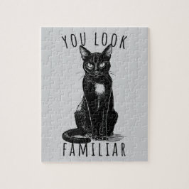 You Look Familiar Witches Black Cat ジグソーパズル
