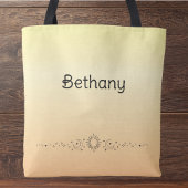 You look happier! Funny yoga トートバッグ