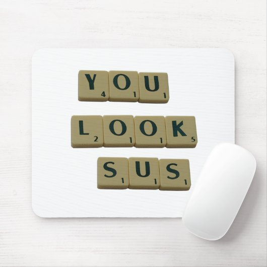 You Look SUSレターのタイル素晴らし引用文ギフト マウスパッド (マウス)