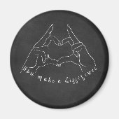 You Make a Difference引用文 マグネット (正面)