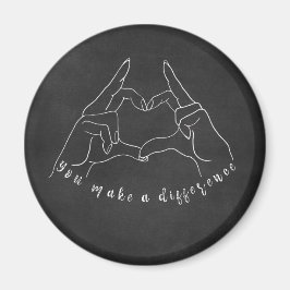 You Make a Difference引用文 マグネット