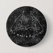 You Make a Difference引用文 缶バッジ (正面)