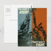 You Make it Rightポストカード ポストカード (正面/裏面)