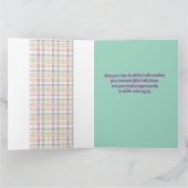 You Make Life Bloom Greeting Card カード (内部)