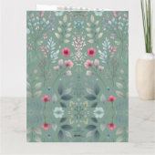 You Make Life Bloom Greeting Card カード (裏面)