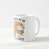 You Make Me Go Croissant-Crazy Mug コーヒーマグカップ (正面右)