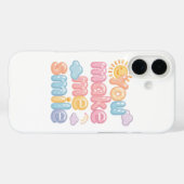 "You Make Me Smile" 太陽と雲 Case-Mate iPhoneケース (裏面 (横))