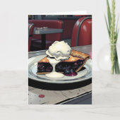 You Make Me so Happy | Blueberry Pie Pun カード (正面)